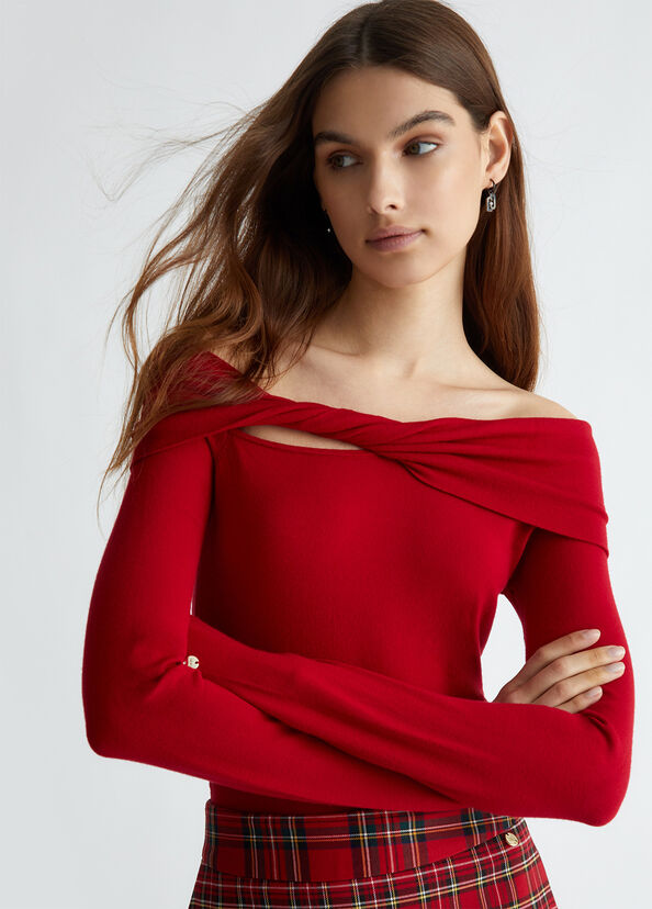 Liu Jo Body Rosso Con Cut-out