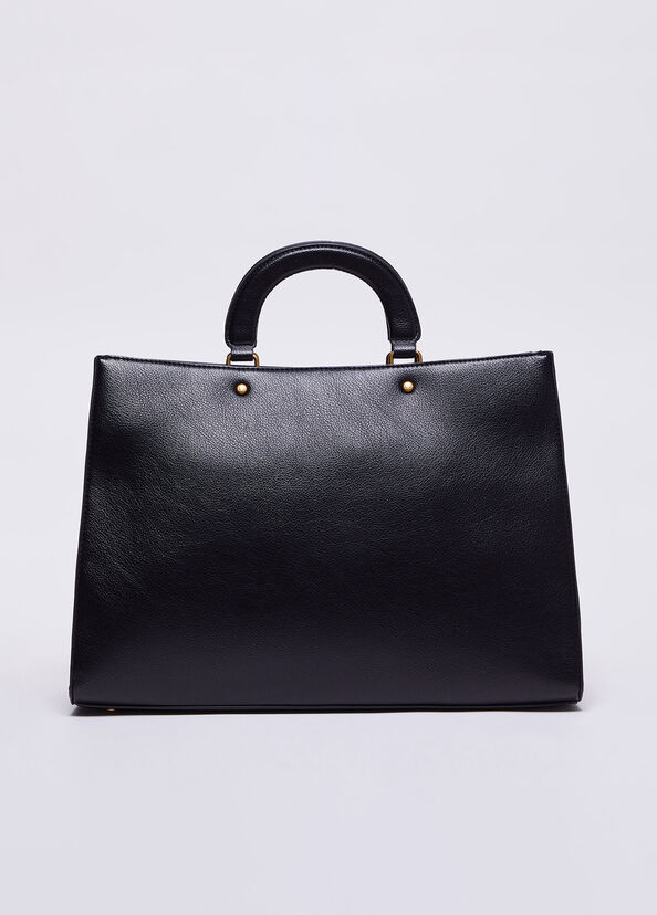 Liu Jo Borsa A Mano Con Logo Pitonato