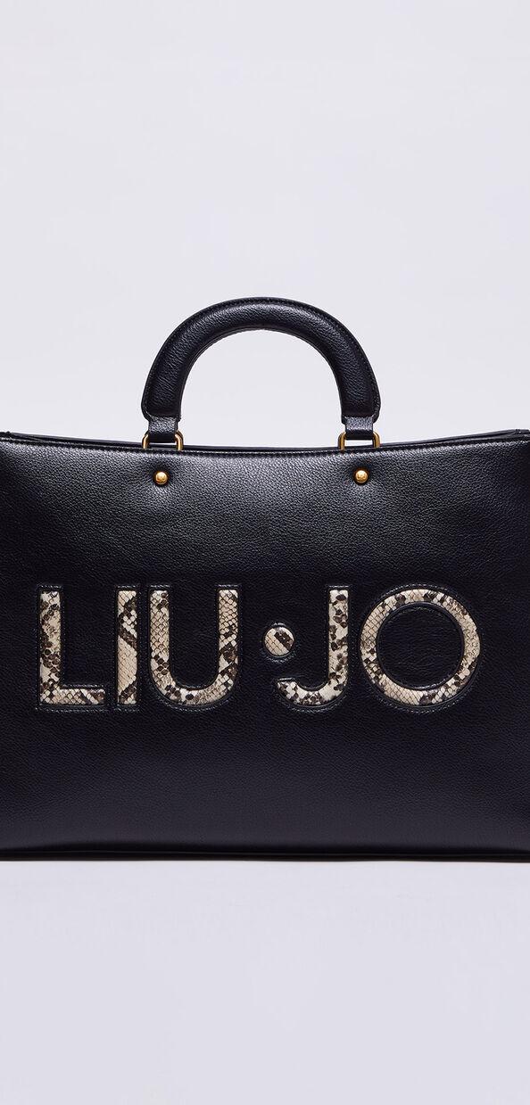 Liu Jo Borsa a mano con logo pitonato