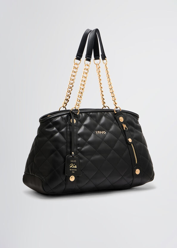 Liu Jo Borsa A Mano Nera Trapuntata