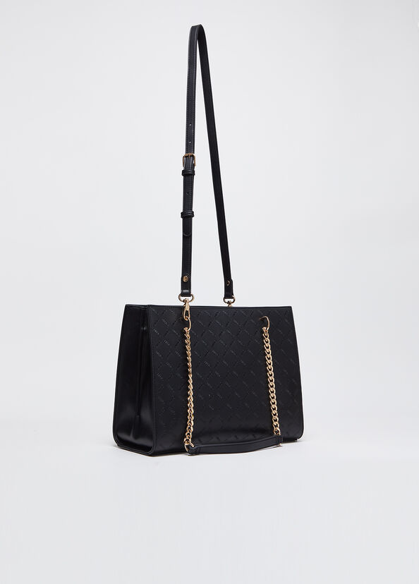 Liu Jo Borsa A Spalla Nera Con Strass