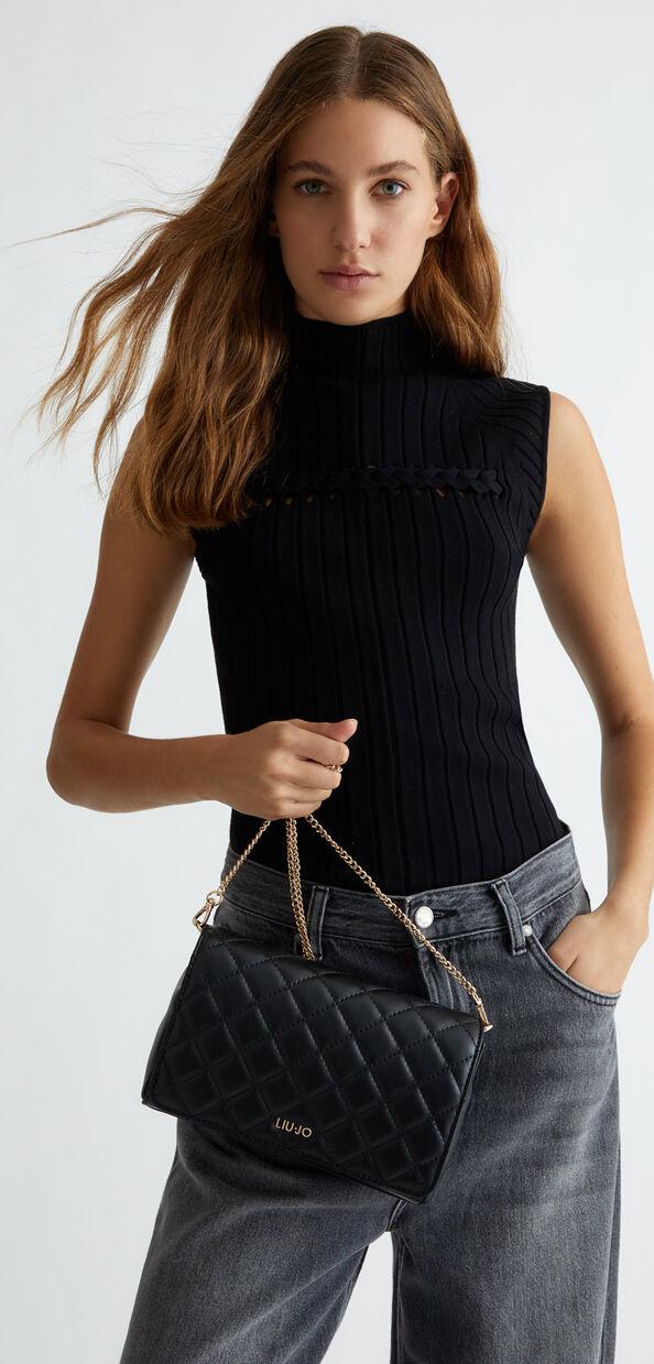 Liu Jo Borsa a tracolla matelassé con logo