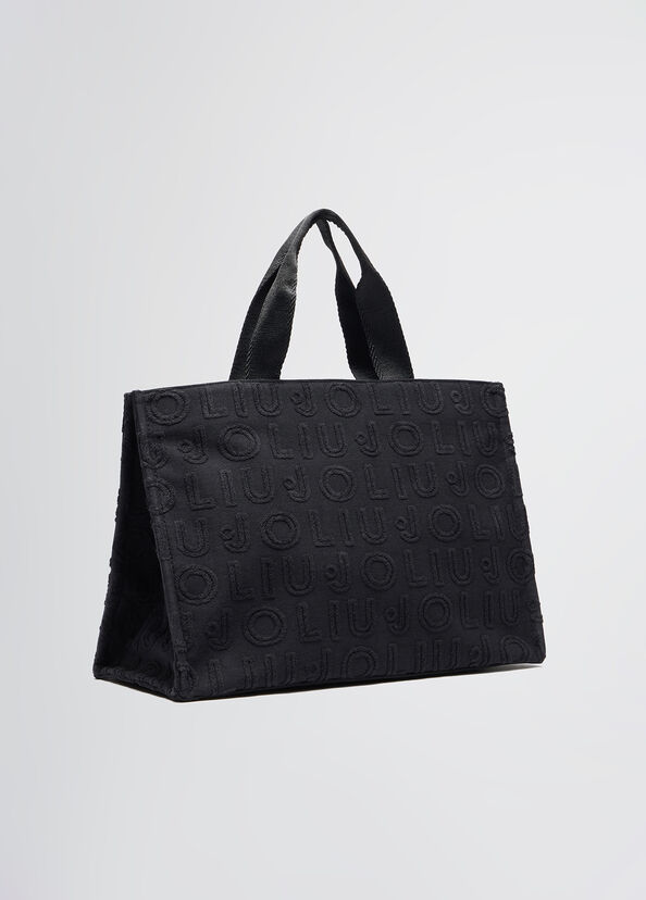 Liu Jo Borsa Tote Jacquard Nera