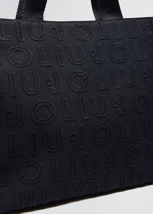 Liu Jo Borsa Tote Jacquard Nera