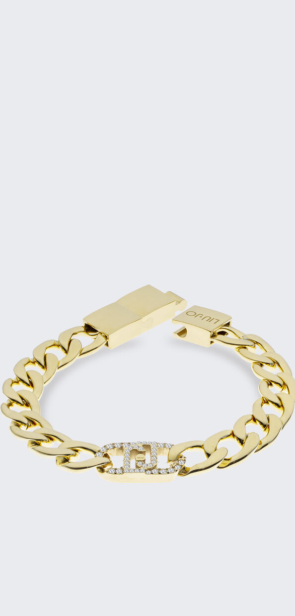 Liu Jo Bracciale monogram con brill