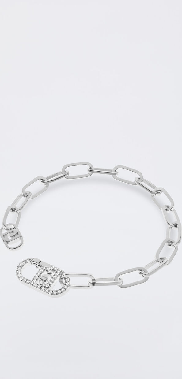 Liu Jo Bracciale monogram con brill