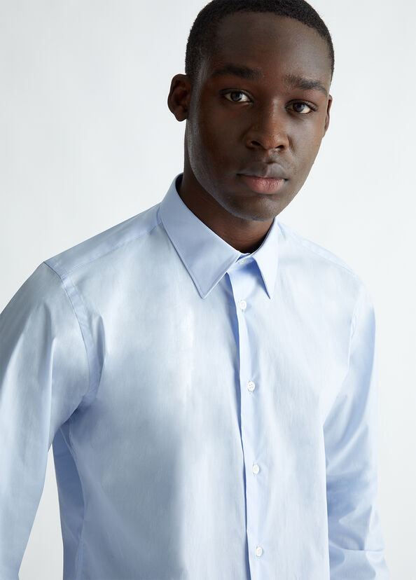 Liu Jo Camicia Blu In Popeline