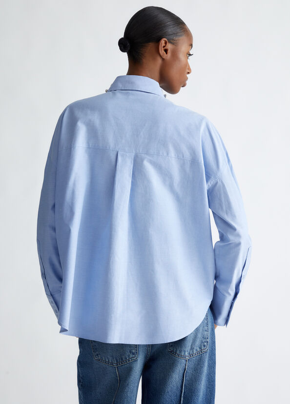 Liu Jo Camicia In Cotone Con Strass