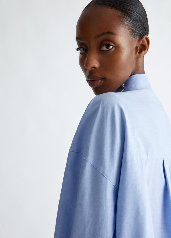 Liu Jo Camicia In Cotone Con Strass