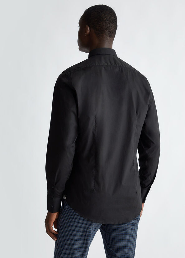 Liu Jo Camicia Nera In Popeline