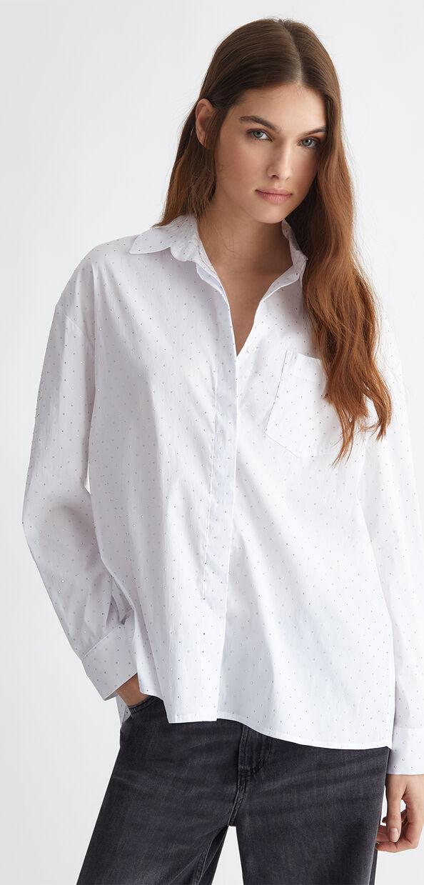 Liu Jo Camicia over con mini borchie