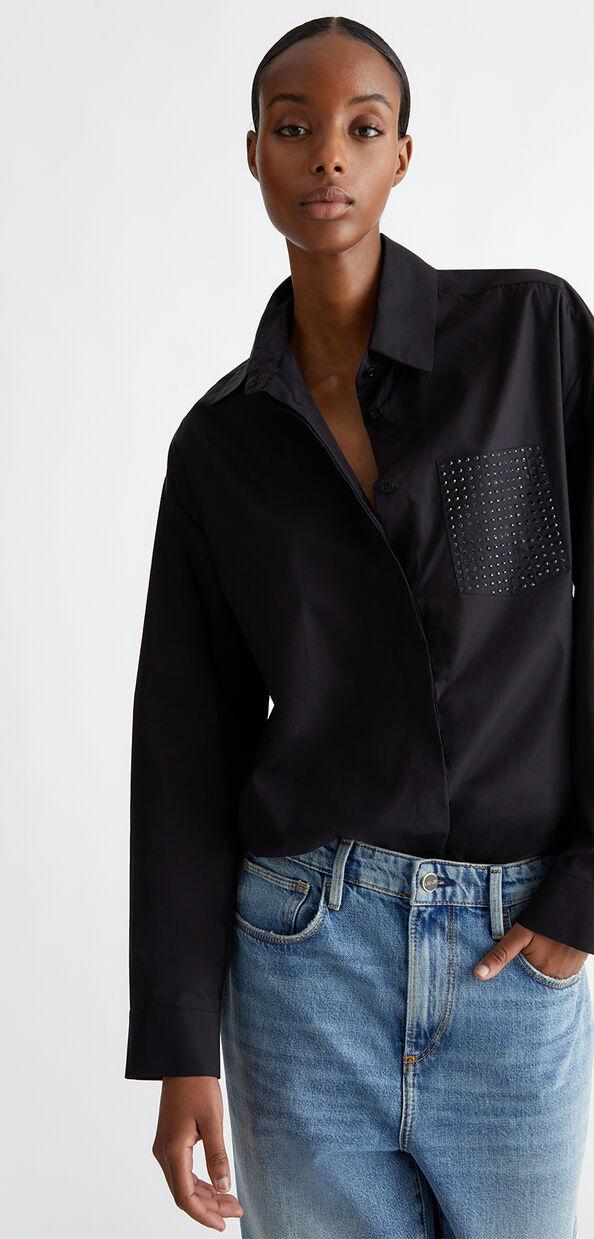 Liu Jo Camicia over con mini borchie
