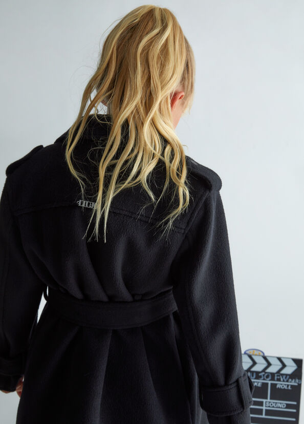 Liu Jo Cappottino In Maglia Con Cintura