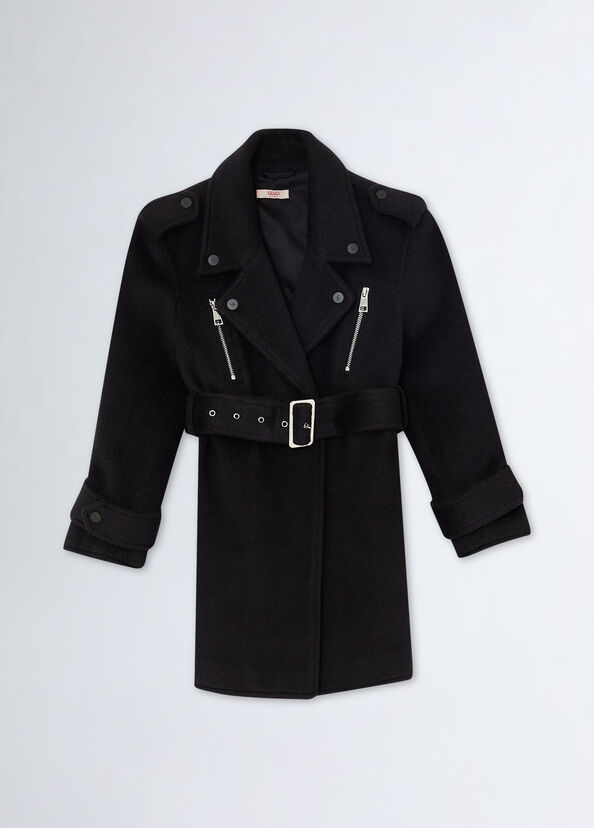 Liu Jo Cappottino In Maglia Con Cintura