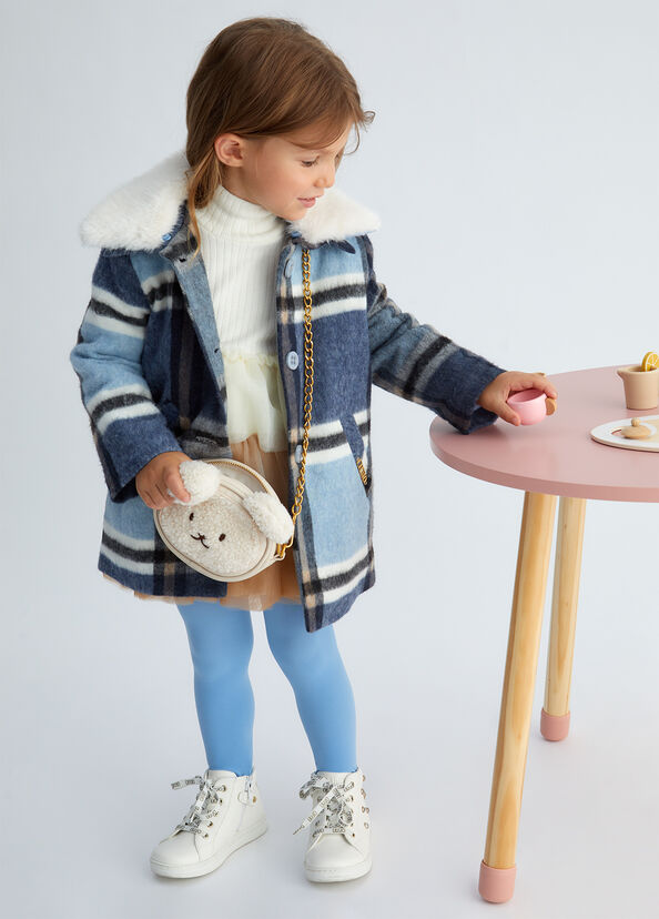 Liu Jo Cappotto Check In Misto Lana