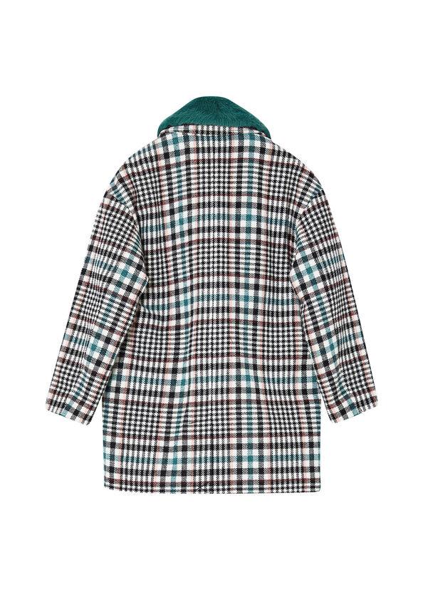 Liu Jo Cappotto Check In Misto Lana