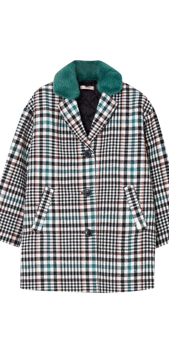 Liu Jo Cappotto check in misto lana