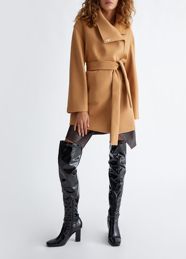 Liu Jo Cappotto Con Cintura