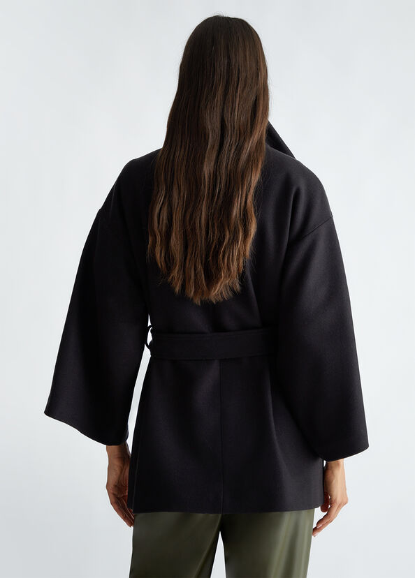 Liu Jo Cappotto Corto In Misto Lana