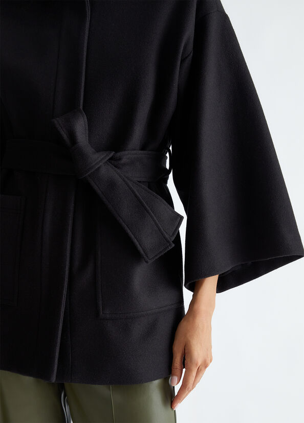 Liu Jo Cappotto Corto In Misto Lana