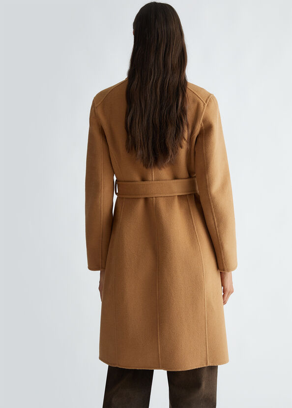 Liu Jo Cappotto Doppiopetto In Misto Lana