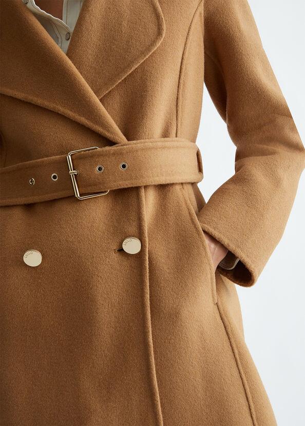 Liu Jo Cappotto Doppiopetto In Misto Lana