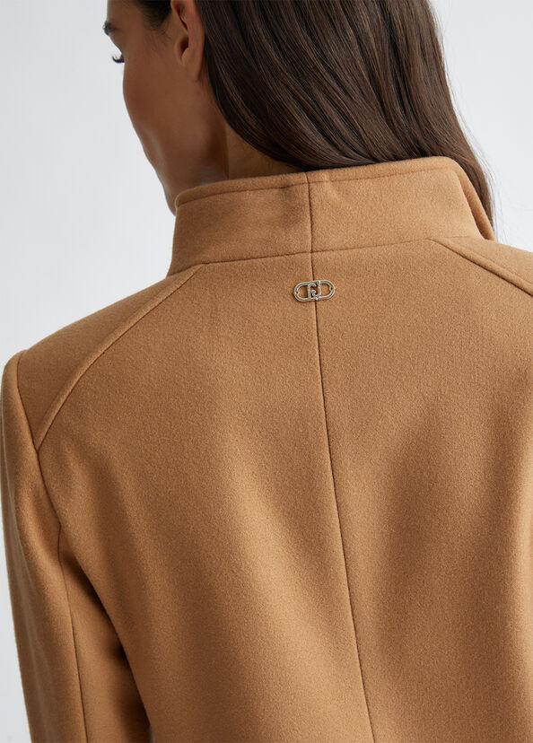 Liu Jo Cappotto Doppiopetto In Misto Lana