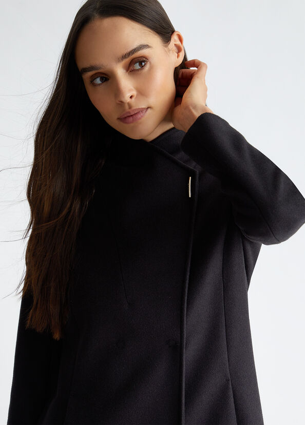 Liu Jo Cappotto Doppiopetto In Misto Lana