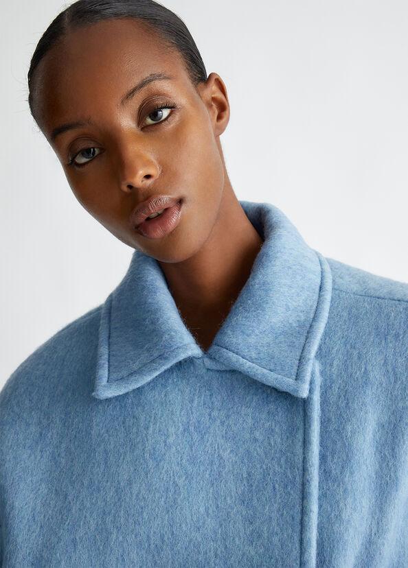 Liu Jo Cappotto Doppiopetto In Misto Lana