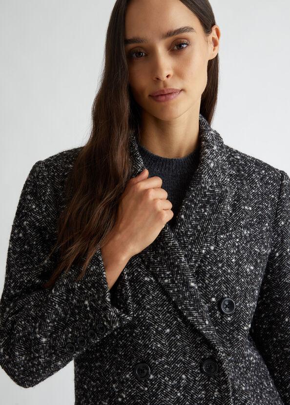 Liu Jo Cappotto In Misto Lana Bouclé