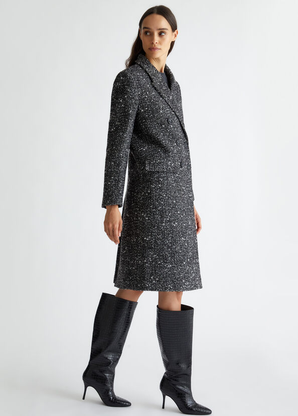 Liu Jo Cappotto In Misto Lana Bouclé