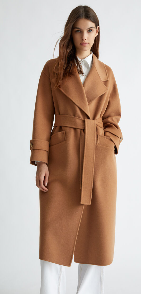 Liu Jo Cappotto in misto lana con cintura