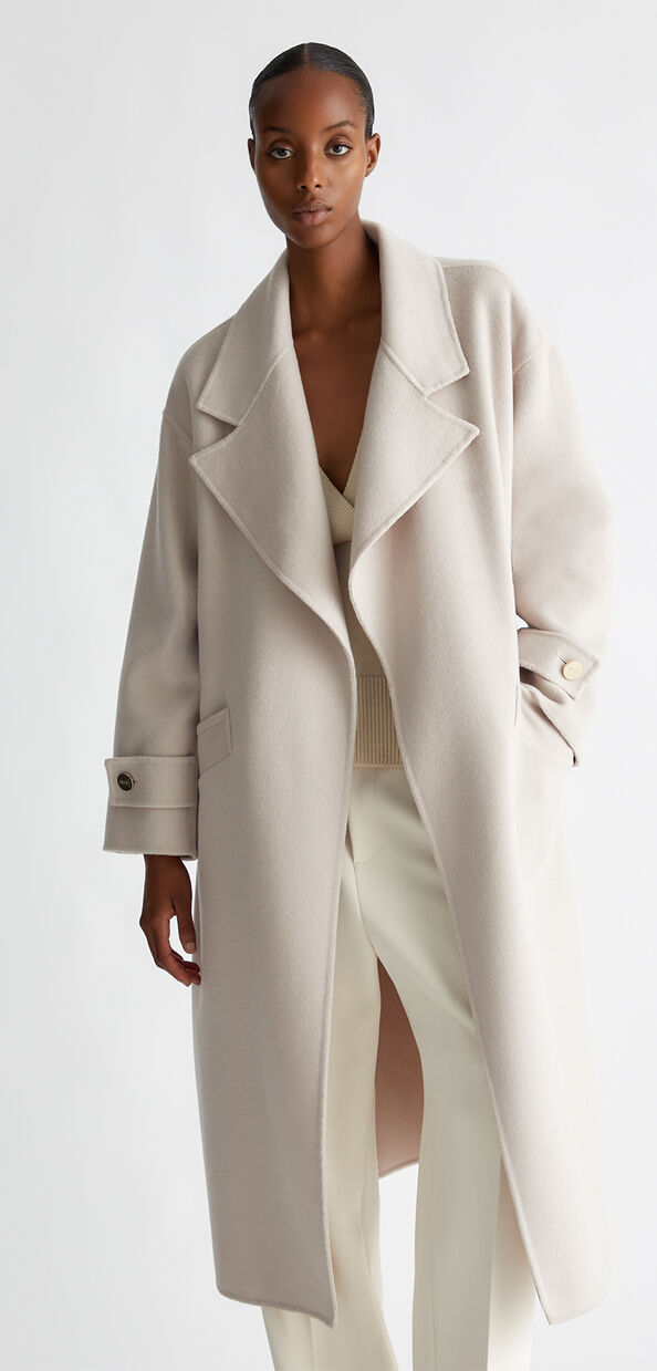 Liu Jo Cappotto in misto lana con cintura