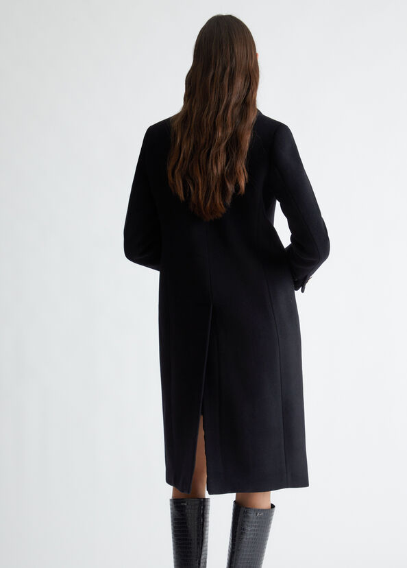 Liu Jo Cappotto Slim In Misto Lana