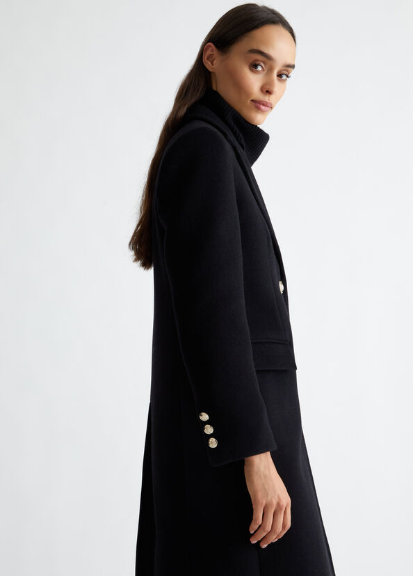 Liu Jo Cappotto Slim In Misto Lana