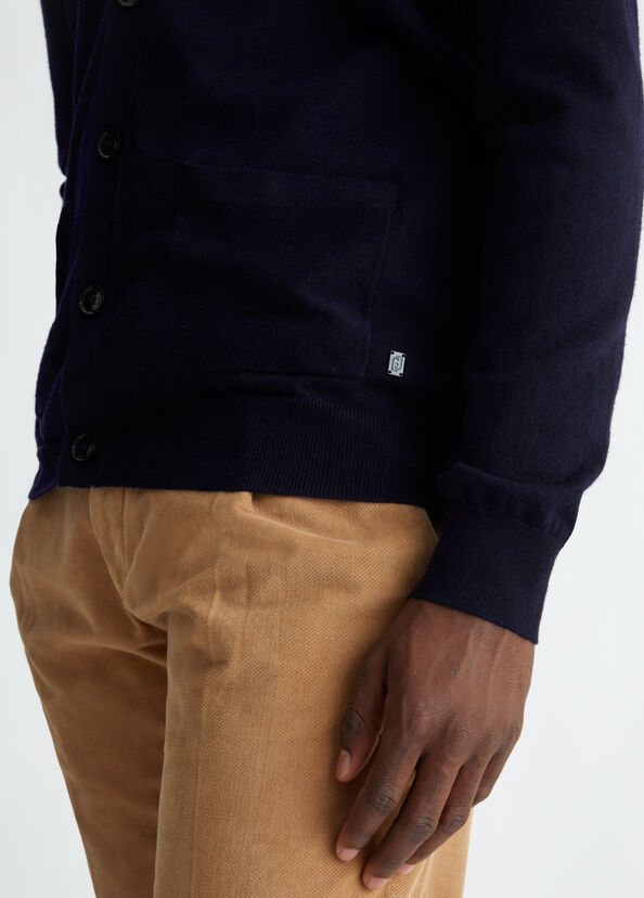 Liu Jo Cardigan Blu In Lana