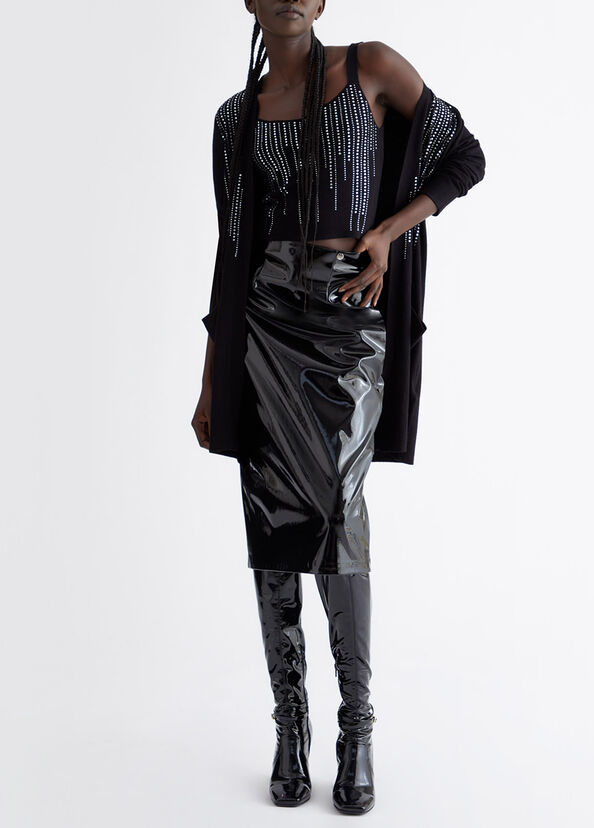 Liu Jo Cardigan Con Strass Dégradé