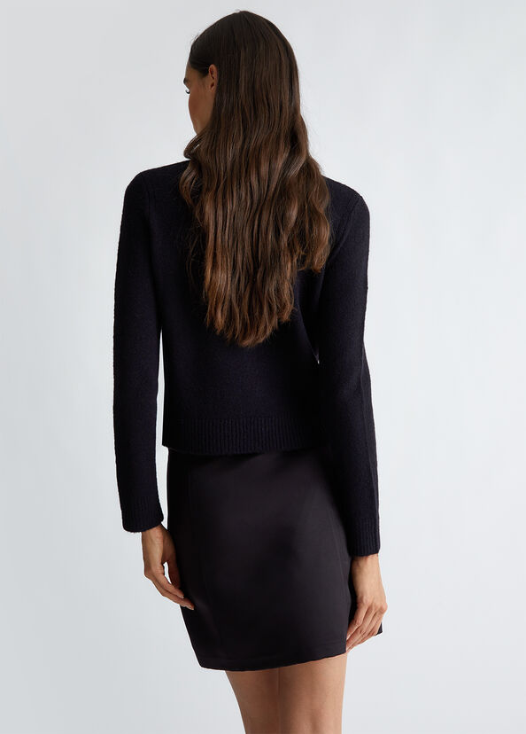 Liu Jo Cardigan In Lana E Alpaca