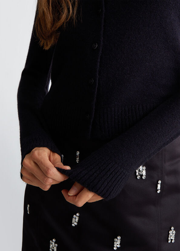 Liu Jo Cardigan In Lana E Alpaca