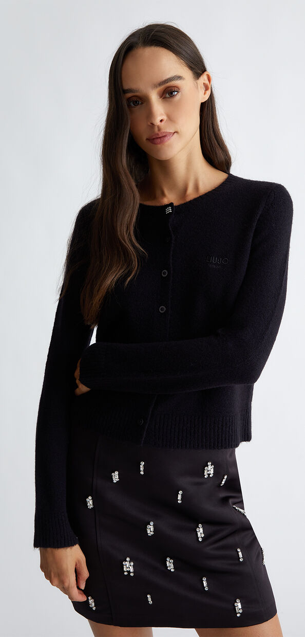 Liu Jo Cardigan in lana e alpaca