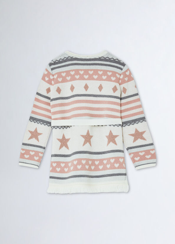 Liu Jo Cardigan In Misto Lana Jacquard