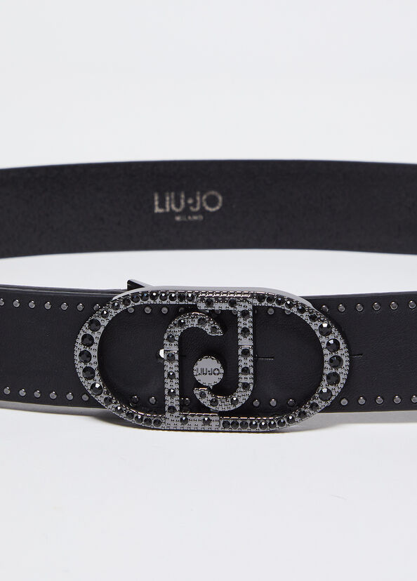 Liu Jo Cintura In Pelle Con Fibbia Logata