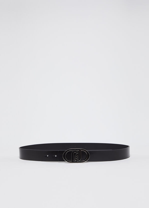 Liu Jo Cintura In Pelle Con Logo