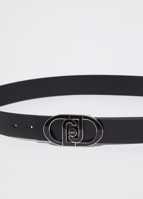 Liu Jo Cintura In Pelle Con Logo