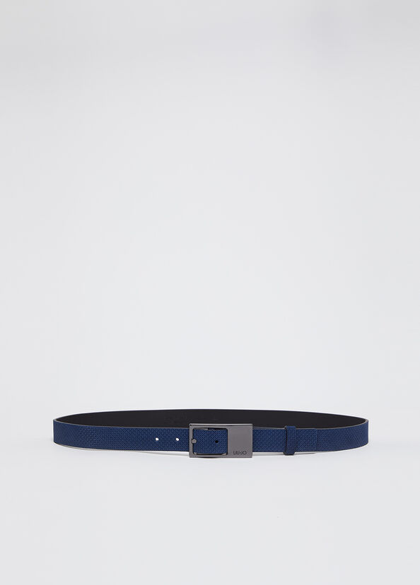 Liu Jo Cintura In Pelle Con Logo