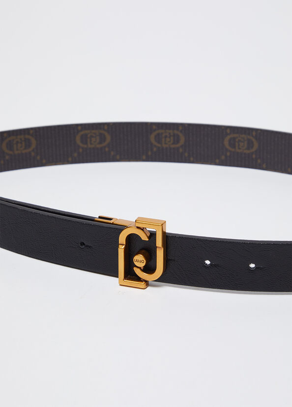 Liu Jo Cintura Reversibile Con Fibbia Logata
