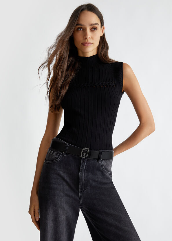 Liu Jo Cintura Reversibile Con Fibbia Logata