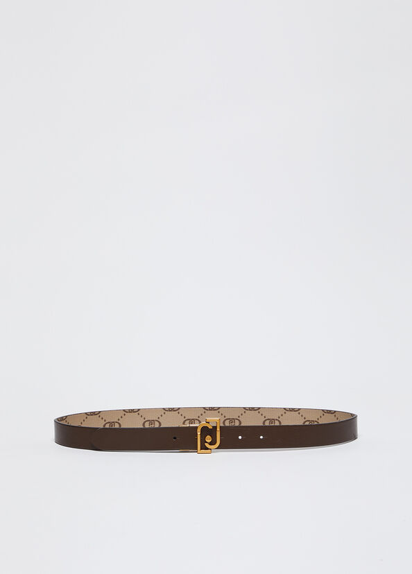 Liu Jo Cintura Reversibile Con Fibbia Logata