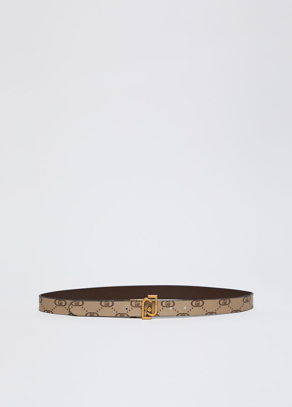 Liu Jo Cintura Reversibile Con Fibbia Logata