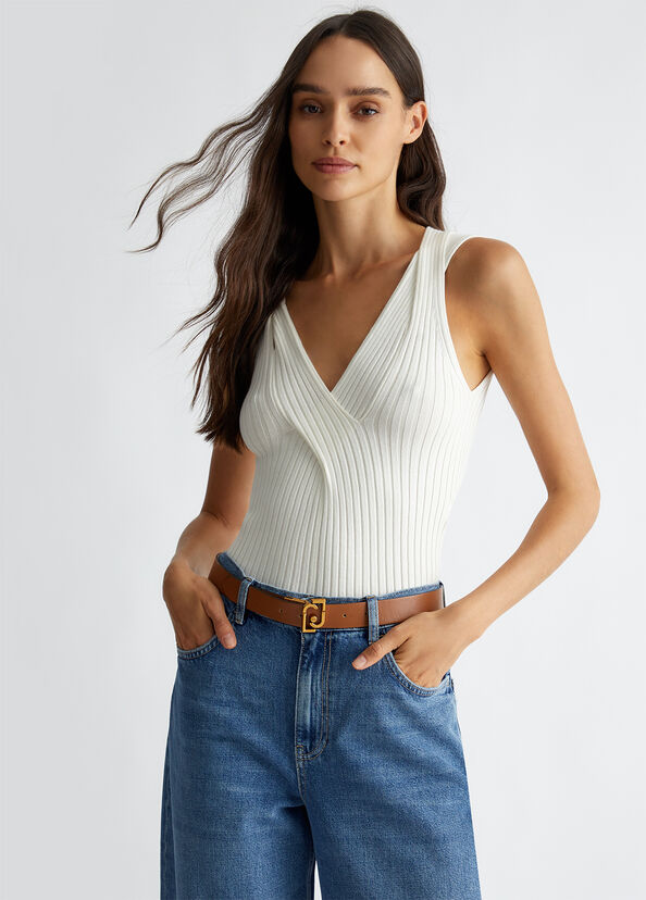 Liu Jo Cintura Reversibile Con Fibbia Logata